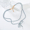 Acrylic Double Layer Necklaces NJEW-K384-07-1