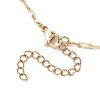Brass Slider Necklace Makings AJEW-JB01271-3