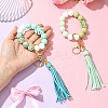 Silicone Beads Keychain KEYC-YW00193-01-5