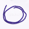 Opaque Solid Color Glass Bead Strands X-GLAA-F076-A05-2