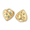 304 Stainless Steel Rhinestone Pendants STAS-L308-11G-2