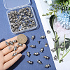 50Pcs Zinc Alloy Spikes Screwback Studs FIND-GF0008-53C-3