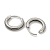 316 Surgical Stainless Steel Hoop Earrings EJEW-D096-23I-AS-2