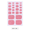 Solid Color Full-Cover Glitter Toenail Wraps MRMJ-N011-36I-1