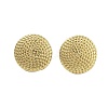 Ion Plating(IP) 304 Stainless Steel Stud Earrings for Women EJEW-N054-28G-1