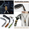 Outdoor EDC Tool Brass Parachute Rope European Beads KK-WH0066-03AB-6