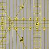 Acrylic Quilters Ruler AJEW-WH0121-41-2