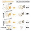 304 Stainless Steel Stud Earring Findings EJEW-SP0001-17D-2