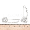 Sun 304 Stainless Steel Safety Pins Brooch Findings SA-CBA098D-13E-P-3