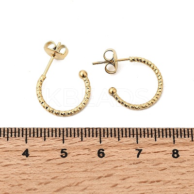 304 Stainless Steel Stud Earring Findings STAS-C161-06G-1