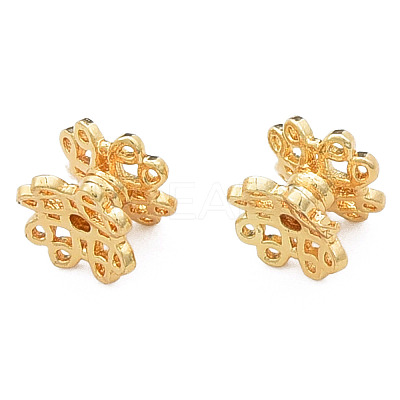 Brass Double Bead Caps LS-KK-N259-09-1