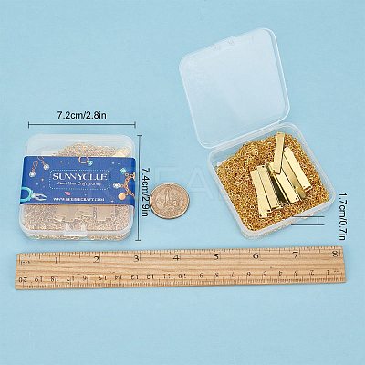 DIY Stamping Blank Tag Pendant Necklaces Making Kits DIY-SC0013-40G-1
