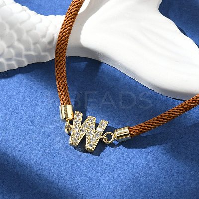 Adjustable Nylon Cord Bracelets X-BJEW-C096-01G-23-1