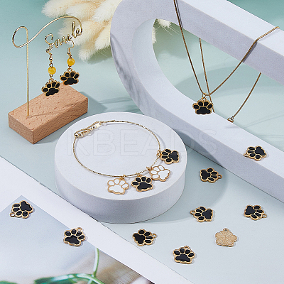 120Pcs Alloy Enamel Pendants ENAM-FH0001-95A-1