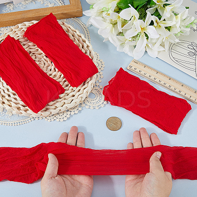 30Pcs Polyester Silk Flower Stockings Material AJEW-CY0002-29B-1