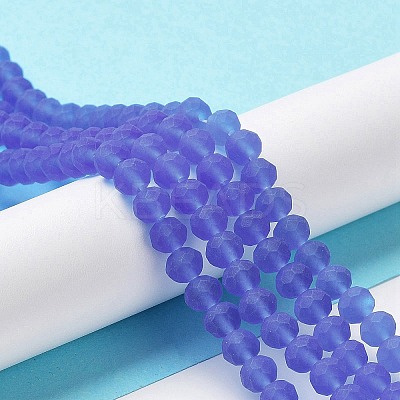 Transparent Glass Beads Strands X-EGLA-A034-T10mm-MD31-1