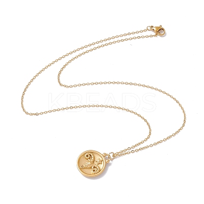 Ion Plating(IP) 304 Stainless Steel Pendant Necklace for Men Women STAS-H169-01A-1