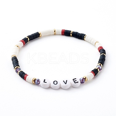 Stretch Beaded Bracelets Sets BJEW-JB06203-1