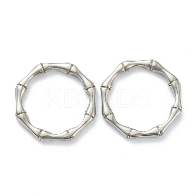 Non-Tarnish 304 Stainless Steel Linking Rings STAS-P279-01B-P-1