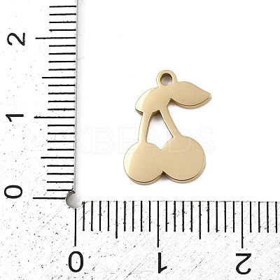 304 Stainless Steel Enamel Charms STAS-I338-01G-09-1