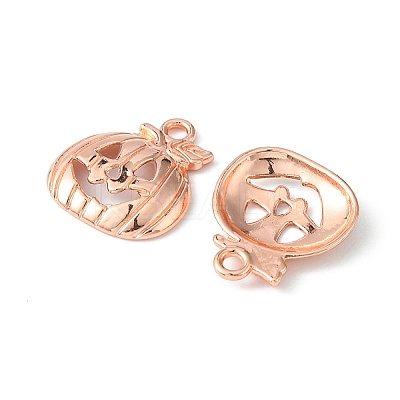 20Pcs Halloween Pumpkin Jack-O'-Lantern Alloy Pendants TIBEP-YW0001-43RG-1