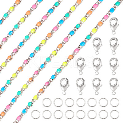 DIY Chain Bracelet Necklace Making Kit CHC-TA0006-73-1