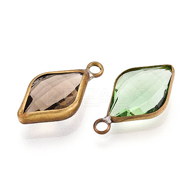 4Pcs Glass Pendants GLAA-YW0001-42-1