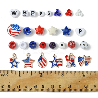 DIY Independence Day Jewelry Making Findings Kits DIY-FS0006-52-1