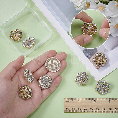 8Pcs Alloy Buttons FIND-FG0004-61-1