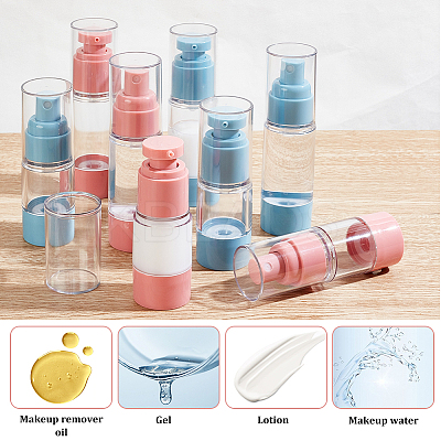 8Pcs 8 Styles PETG Portable Refillable Bottles FIND-OC0002-80-1