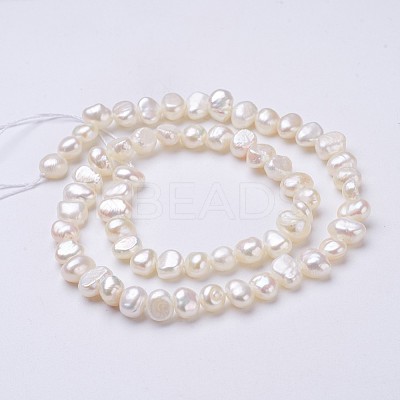 Natural Cultured Freshwater Pearl Beads Strands PEAR-P002-42-1