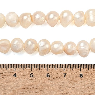 Natural Cultured Freshwater Pearl Beads Strands PEAR-L034-12F-1
