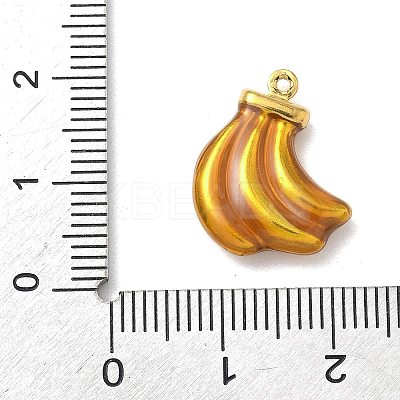 304 Stainless Steel Fruit Enamel Pendants LS-STAS-G362-04G-10-1