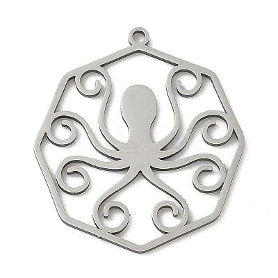 Ocean Theme 201 Stainless Steel Pendants STAS-G366-08P-02-1