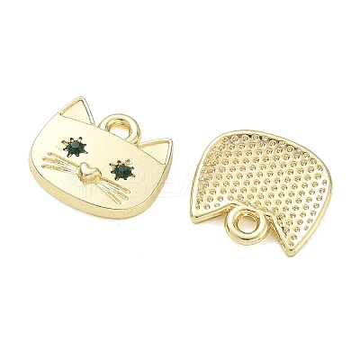 Alloy Rhinestone Pendants FIND-D044-21G-03-1