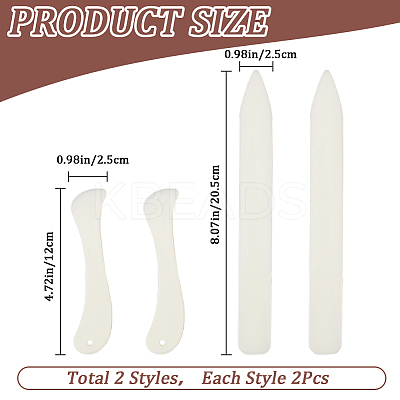 2 Sets Plastic Letter Opener Knife Tools TOOL-CP0001-40-1