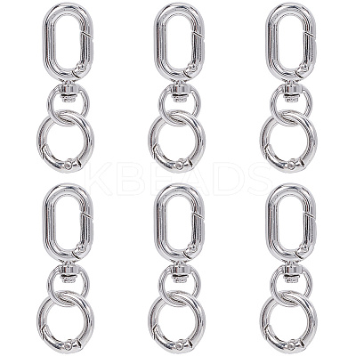 Alloy Swivel Clasps FIND-SP0003-29P-1