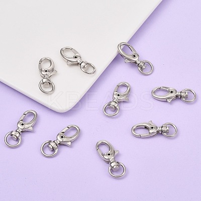 Iron Swivel Lobster Claw Clasps E546Y-1