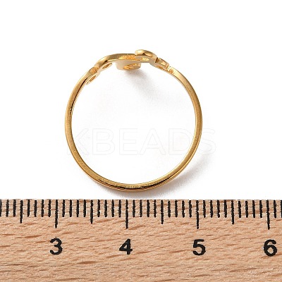 304 Stainless Steel Finger Rings for Women RJEW-L129-01G-1