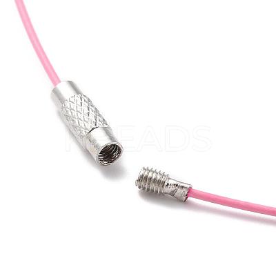 Steel Wire Bracelet Cord DIY Jewelry Making TWIR-R004-03-1