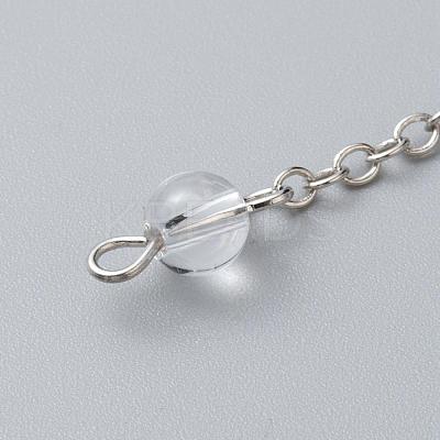 Platinum Tone Brass Crystal Cone Hexagonal Pointed Dowsing Pendulums MAK-M015-01I-1
