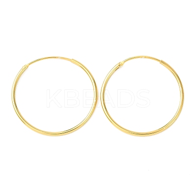925 Sterling Silver Huggie Hoop Earrings EJEW-C179-05C-G-1