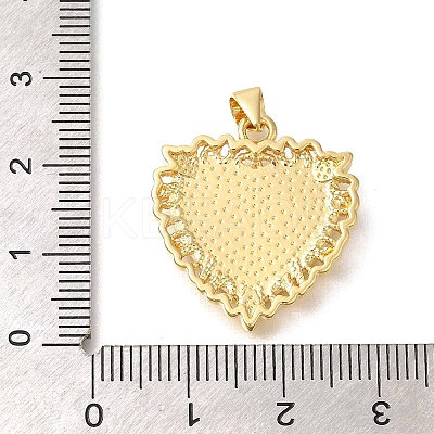 Rack Plating Brass Pendants KK-I722-09G-V-1