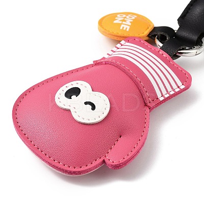 PU Leather Pendant Decorations HJEW-I014-01C-1