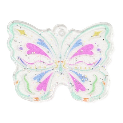 Acrylic Pendants OACR-I008-02F-1