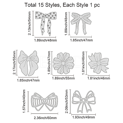 Carbon Steel Cutting Dies Stencils DIY-WH0170-797-1