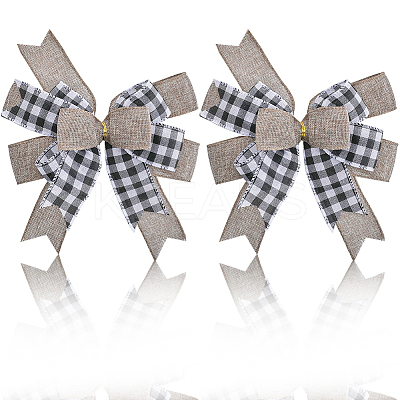 Polyester Big Bowknot FIND-WH0126-414F-1