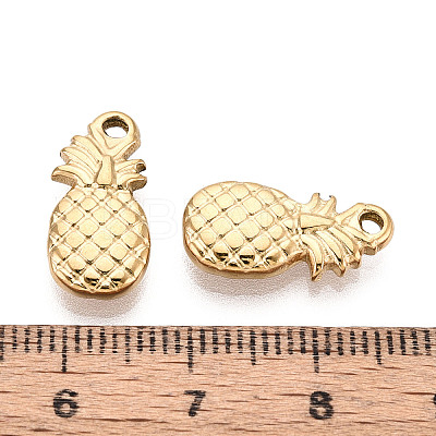 304 Stainless Steel Pineapple Pendants STAS-T069-29G-1