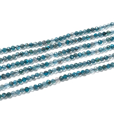 Natural Apatite Beads Strands G-K185-02-1