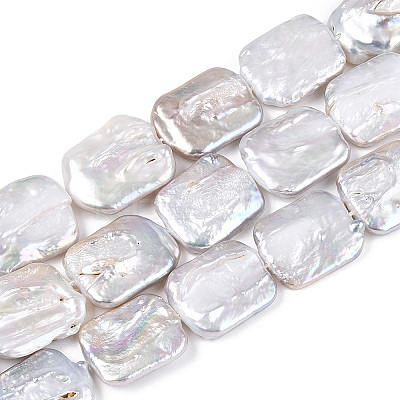 Natural Keshi Pearl Beads Strands PEAR-S020-D08-1